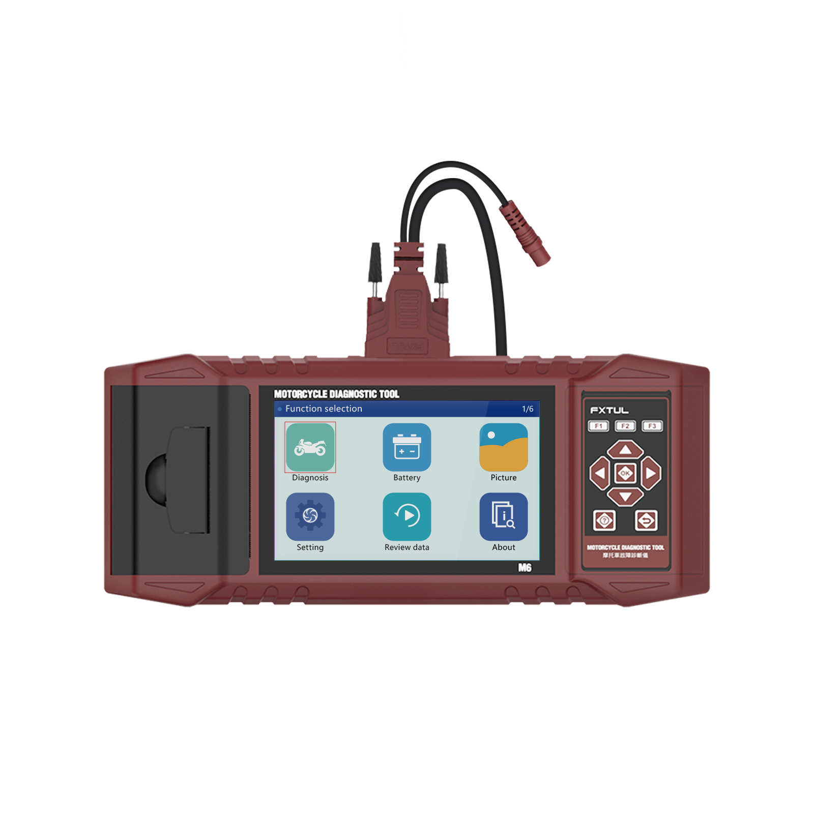 Obd2 Scanner - 新型FXTUL M6 12V汎用バイクOBD OBD2スキャナー診断ツール