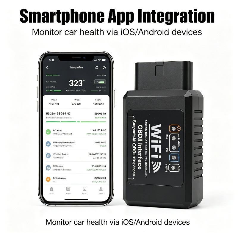 Obd2 Scanner - 診断ツール ワイヤレスカー OBDII コードリーダー WIFI ELM327