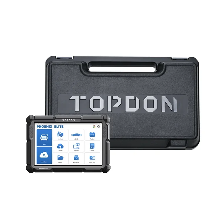 Obd2 Scanner - TOPDON PHOENIX ELITE 車両ECUアップグレード スキャナー診断ツール 車両ECU修理