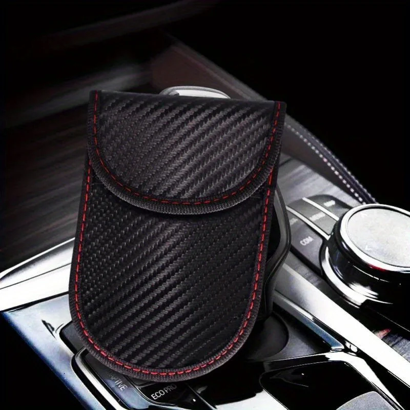 Car Key Signal Blocker - ファラデーカード 車のキーケース FOB信号遮断バッグ RFIDシールドキー クレジットカードバッグ プライバシー保護用オーガナイザー
