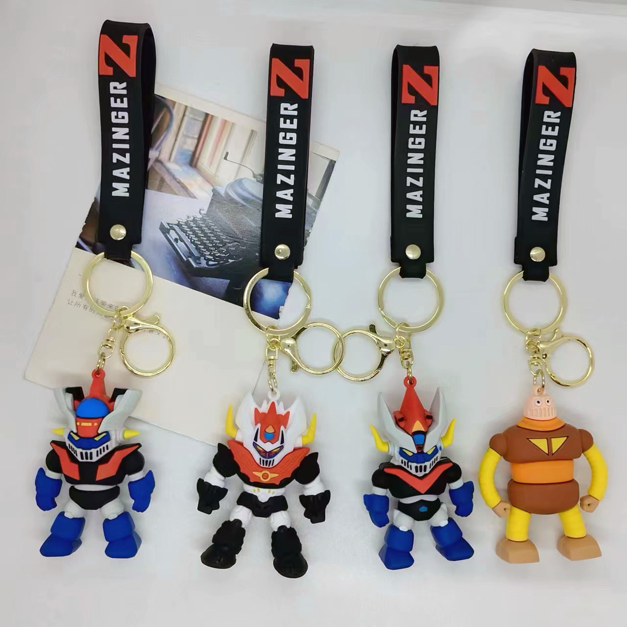 Car Accessories Wholesale - 新しいクロスボーダークリエイティブ漫画人形マジックゴッドキーホルダーバッグカーキーホルダーアクセサリーパーソナライズされたギフトY2kの卸売