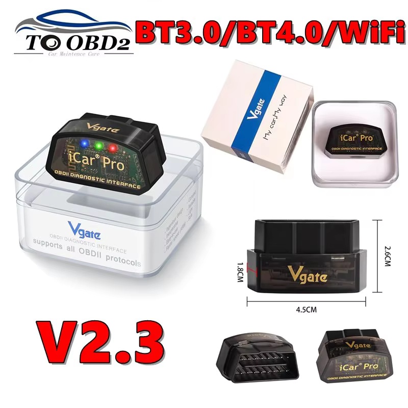 Obd2 Scanner - Vgate iCarpro ELM327 V2.3 純正OBD2自動車診断ツール WiFi