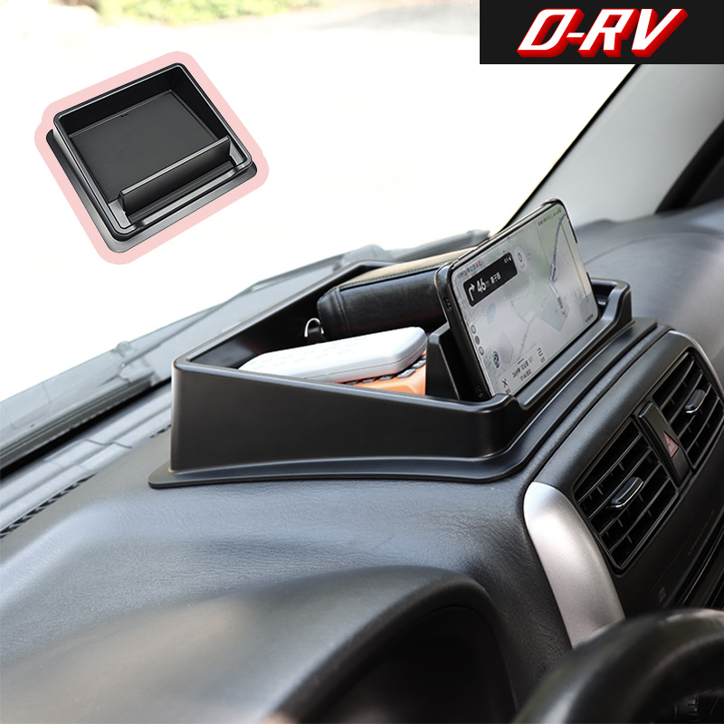 Car Accessories Papar - 車のダッシュボード収納ボックスセンターコンソールオーガナイザートレイ電話ホルダースズキジムニー JB33 JB43 2007-2017 インテリアアクセサリー