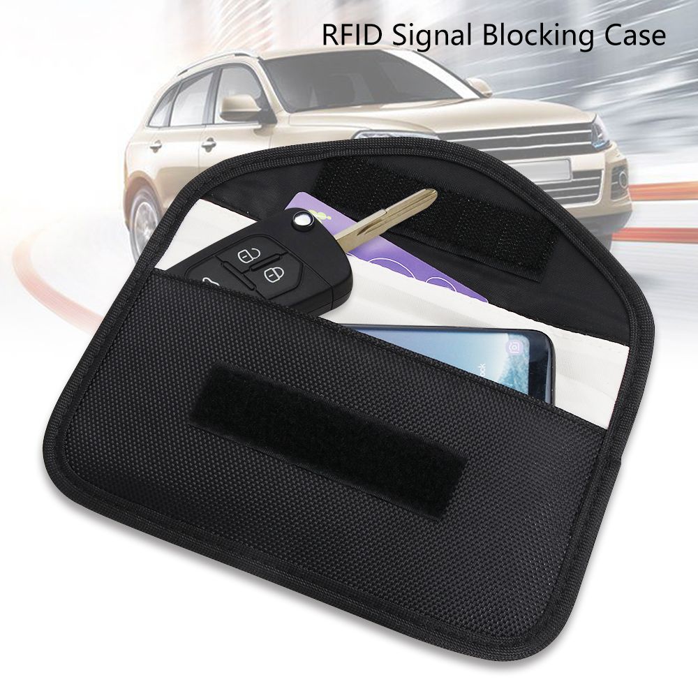 Car Key Signal Blocker - 新しいブロッキングバッグキーレスRFIDファラデーケージフォブポーチ車のキーシグナルブロッカーケース