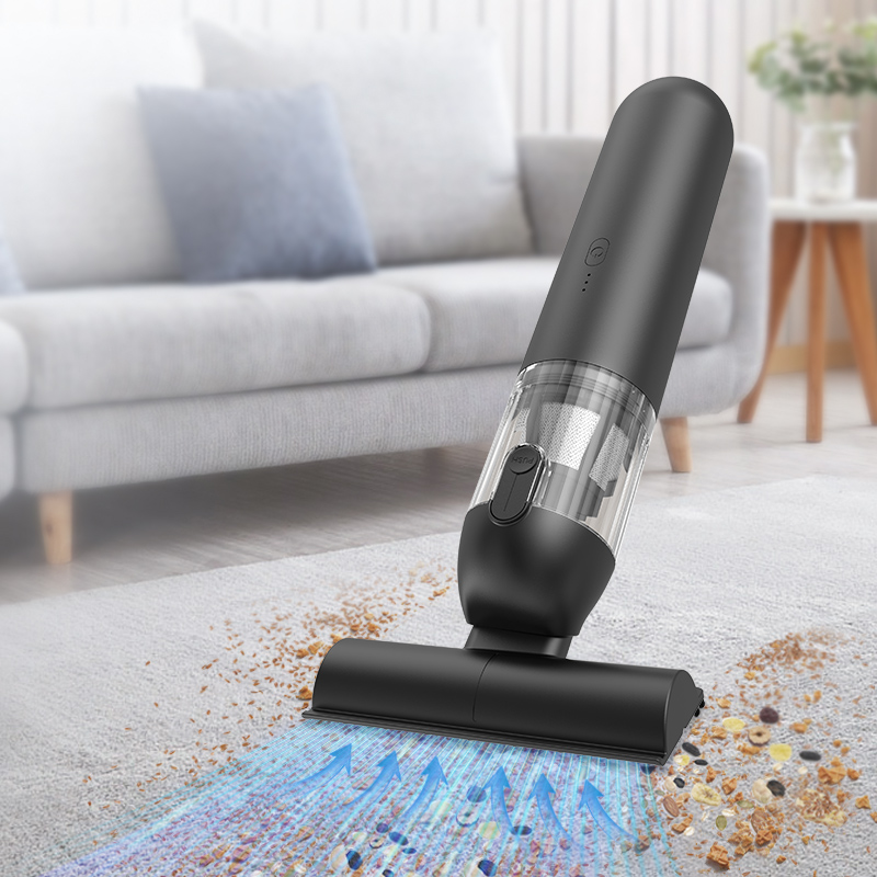 Car Vacuum Cleaner - 4-in-1 ハンディコードレスポータブルミニ掃除機 家庭用・車用ブロワー 電動掃除機 ワイヤレス充電ドック付き