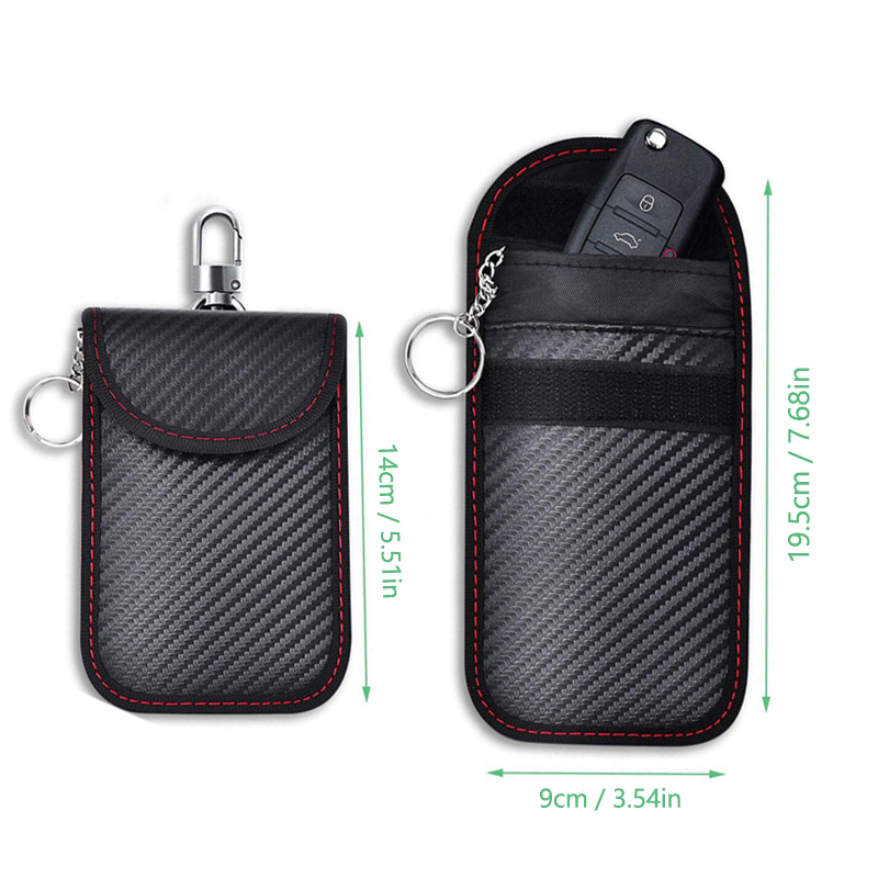 車のキーケース信号ブロッカーバッグ RFID シールドポケッ - Car Key Signal Blocker のレビューと価格