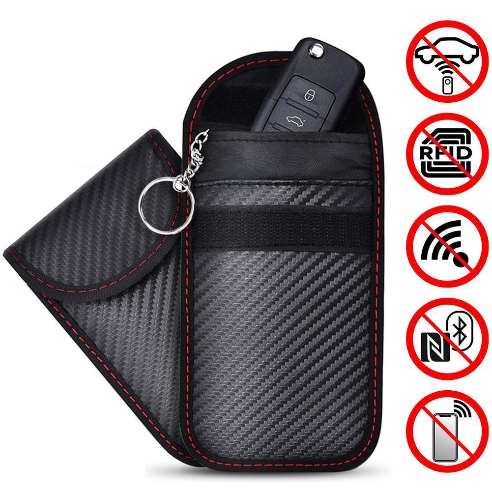 車のキー、フォブシグナルブロッカー、クレジットカードバッグ、 - Car Key Signal Blocker のレビューと価格
