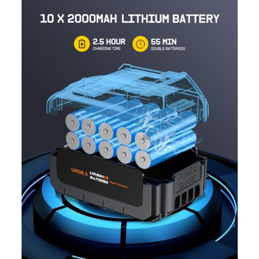 ポータブルコードレス車用掃除機、ハイパワー吸引ブロワー機能付 - Car Vacuum Cleaner のレビューと価格
