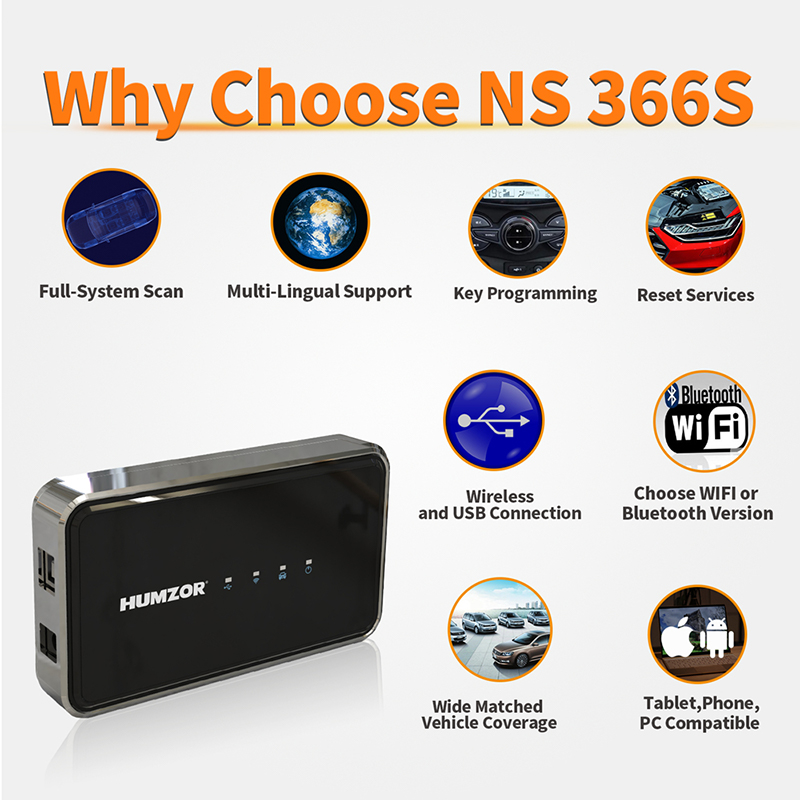 売れ筋商品 車用OBD2診断スキャナー Humzor NS3 - Obd2 Scanner のレビューと価格