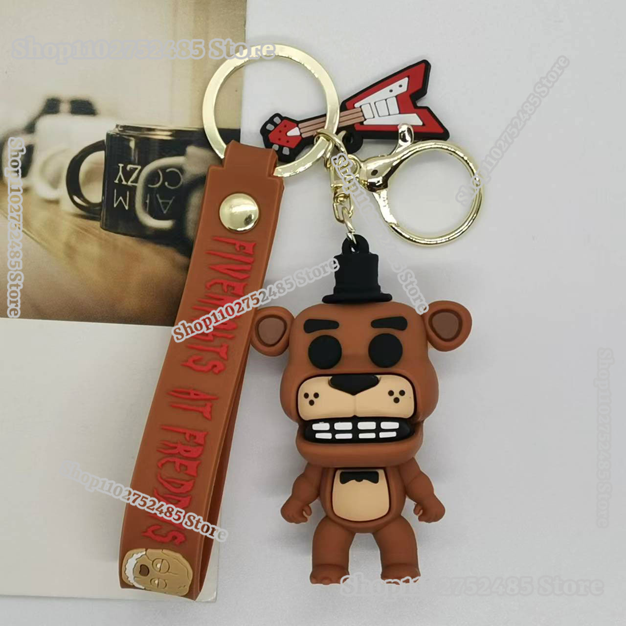 5 個漫画アニメ FNAF フィギュアキーホルダー恐ろしい人 - Car Accessories Papar のレビューと価格