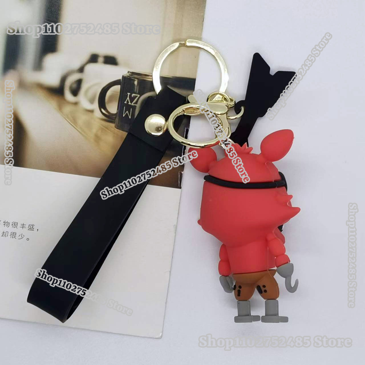 5 個漫画アニメ FNAF フィギュアキーホルダー恐ろしい人 - Car Accessories Papar のレビューと価格