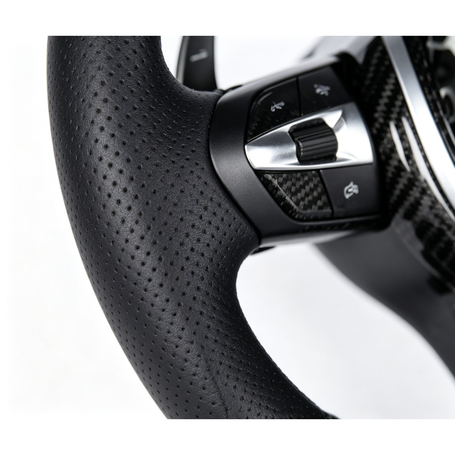 本物のカーボンファイバー製Mスポーツステアリングホイール、パ - Car Accessories For Steering Wheel のレビューと価格