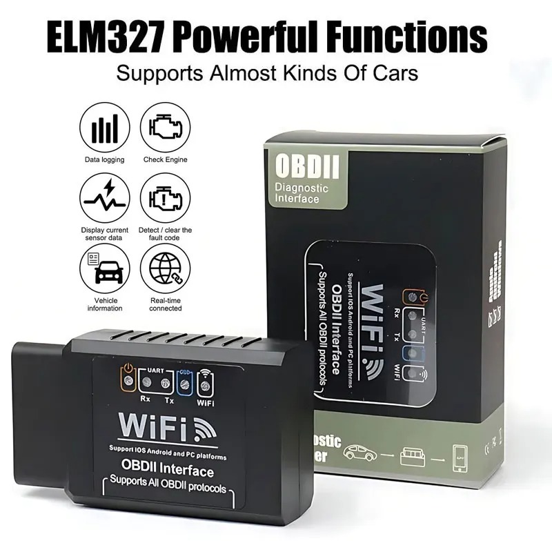 診断ツール ワイヤレスカー OBDII コードリーダー WI - Obd2 Scanner のレビューと価格