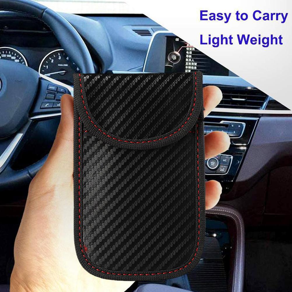 車のキーシグナルブロッカーケース、盗難防止ファラデーポーチ、 - Car Key Signal Blocker のレビューと価格