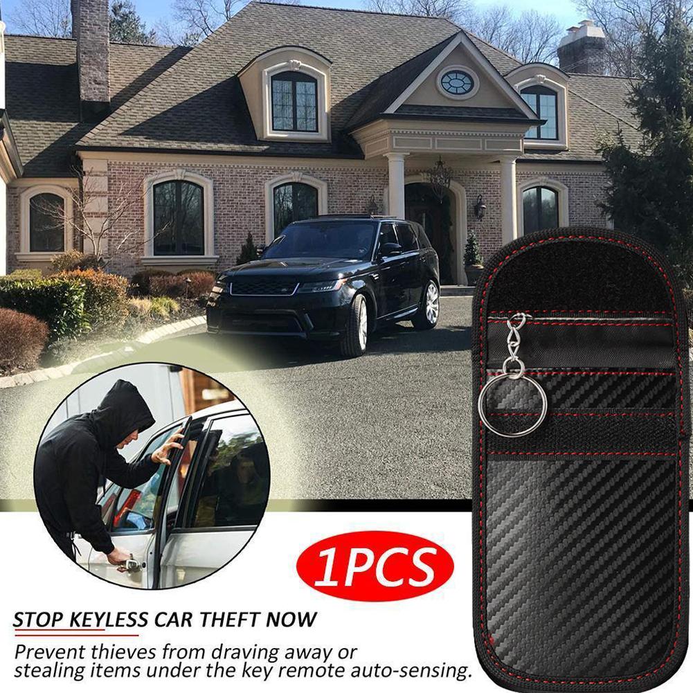 車のキーシグナルブロッカーケース、盗難防止ファラデーポーチ、 - Car Key Signal Blocker のレビューと価格