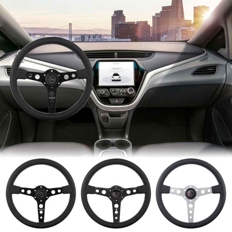 クラシックスポーツ 350MM レザー改造ステアリングホイー - Car Accessories For Steering Wheel のレビューと価格