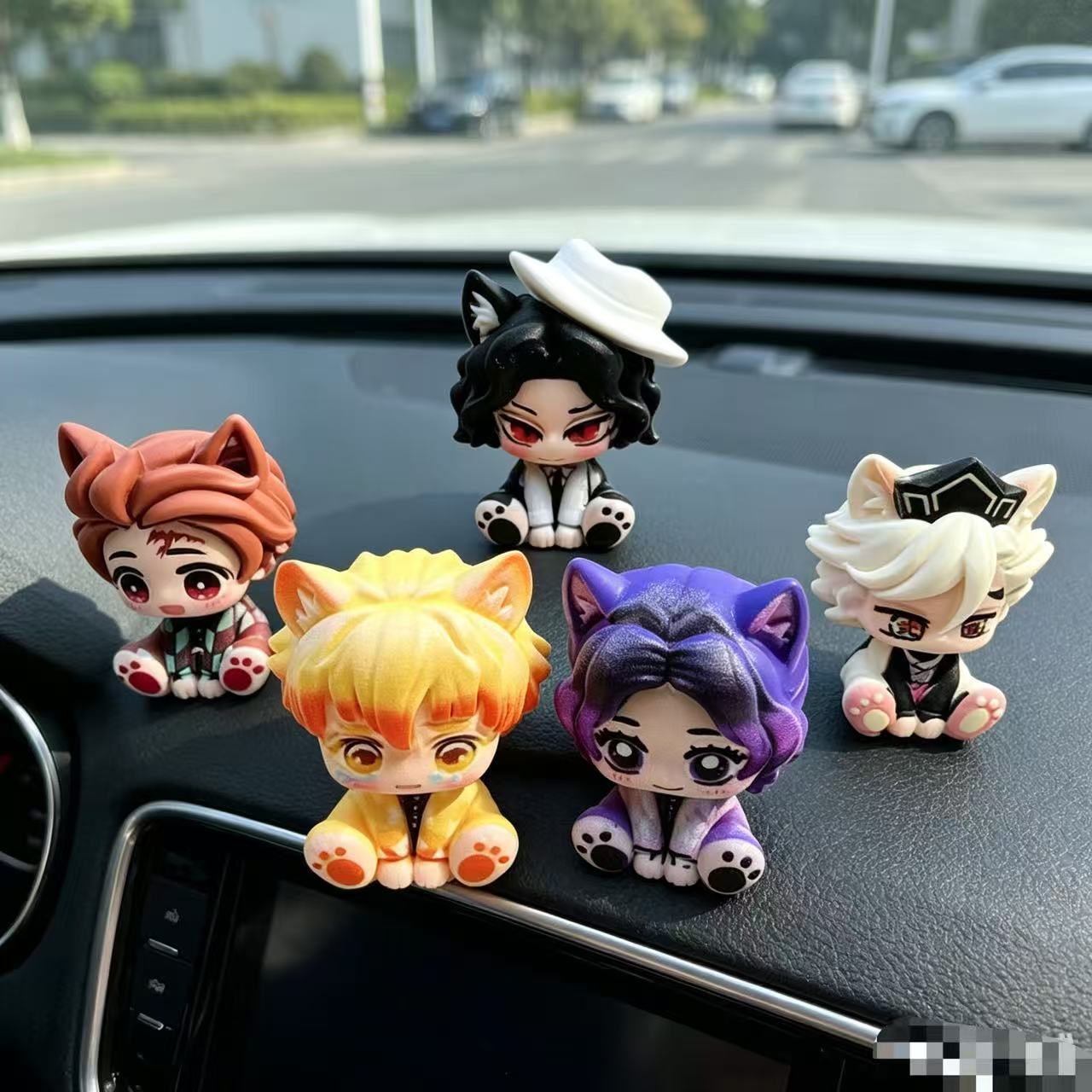 鬼滅の刃 かわいいちびフィギュア 車飾り ミニサイズ 遮り目 - Car Accessories Papar のレビューと価格