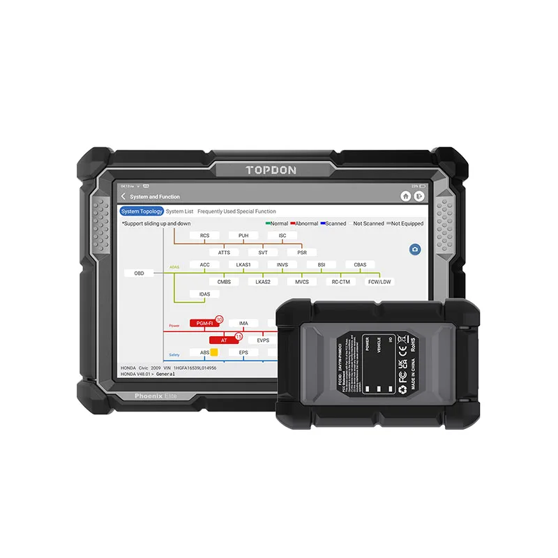 TOPDON PHOENIX ELITE 車両ECUアップグ - Obd2 Scanner のレビューと価格