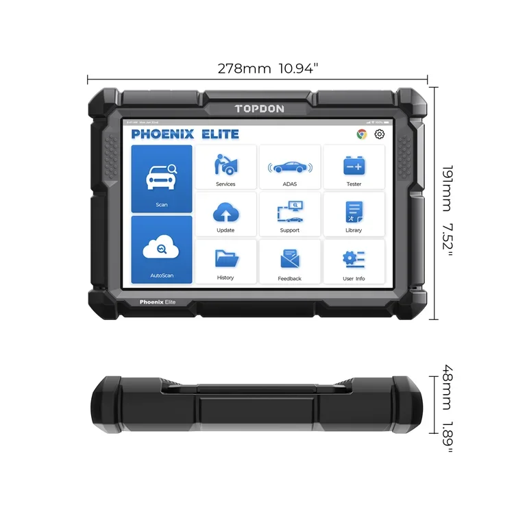 TOPDON PHOENIX ELITE 車両ECUアップグ - Obd2 Scanner のレビューと価格