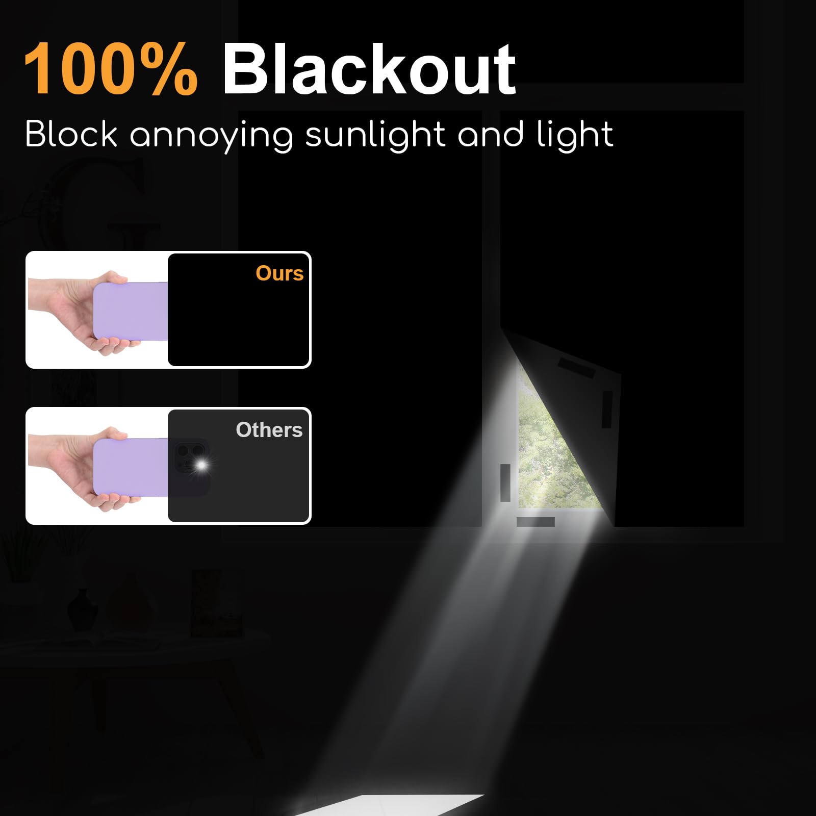100%遮光カーテン　最暗ハウス遮光ウィンドウプライバシーフ - Tinted Window Film のレビューと価格