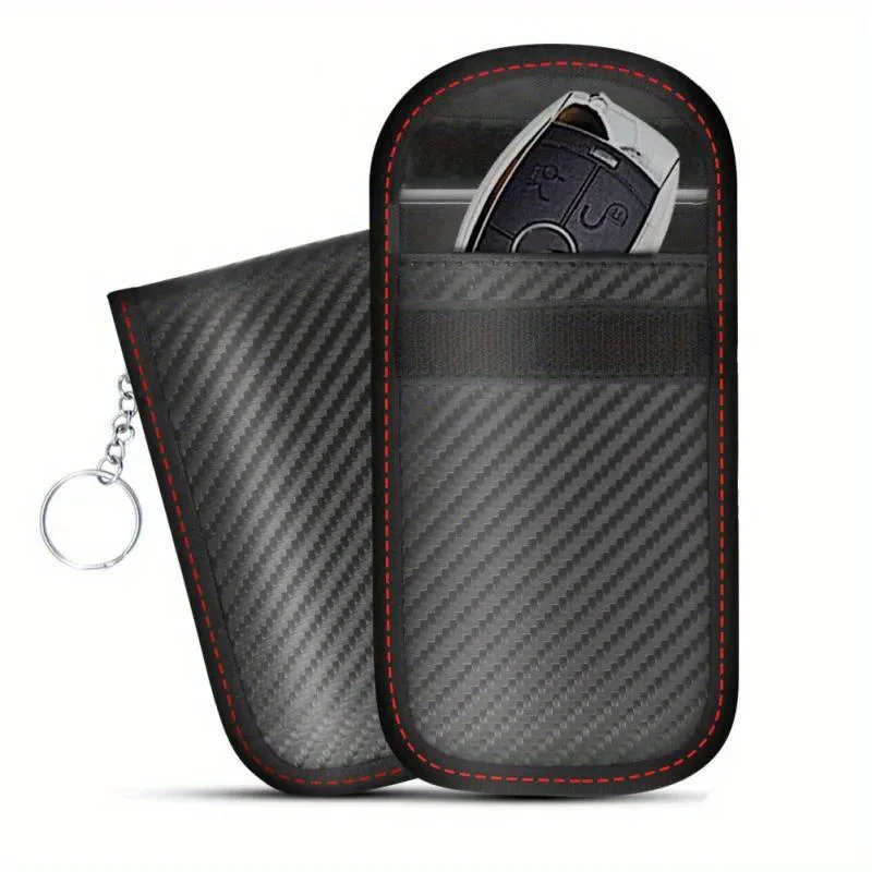 ファラデーカード 車のキーケース FOB信号遮断バッグ RF - Car Key Signal Blocker のレビューと価格