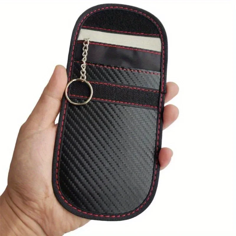 ファラデーカード 車のキーケース FOB信号遮断バッグ RF - Car Key Signal Blocker のレビューと価格