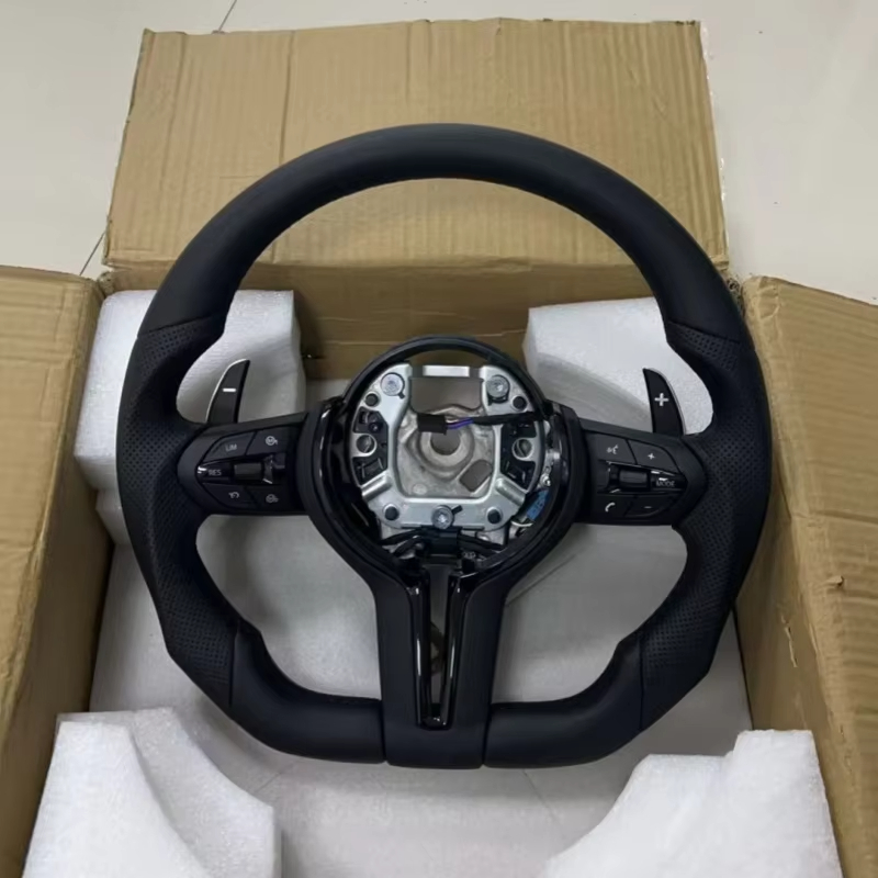 在庫あり レザー製 車用ステアリングホイール F11 F12 - Car Accessories For Steering Wheel のレビューと価格