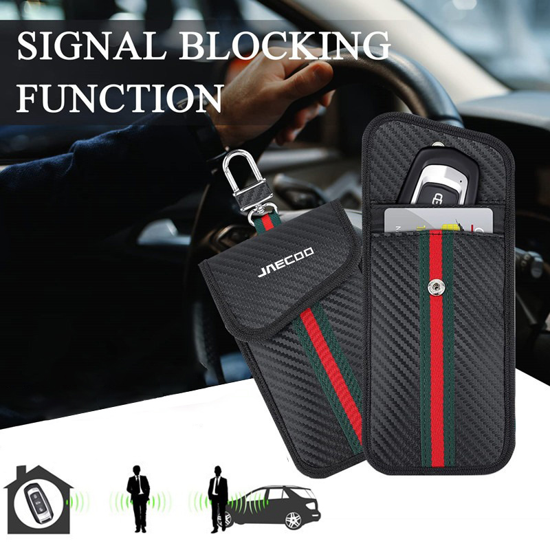 JAECOO 車のキーシグナルブロッカーバッグ RFID フ - Car Key Signal Blocker のレビューと価格