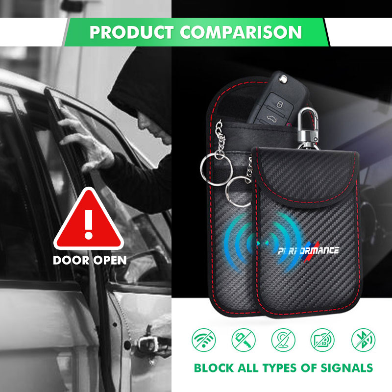 車のキーシグナルブロッカーケース ファラデーケージ フォブポ - Car Key Signal Blocker のレビューと価格