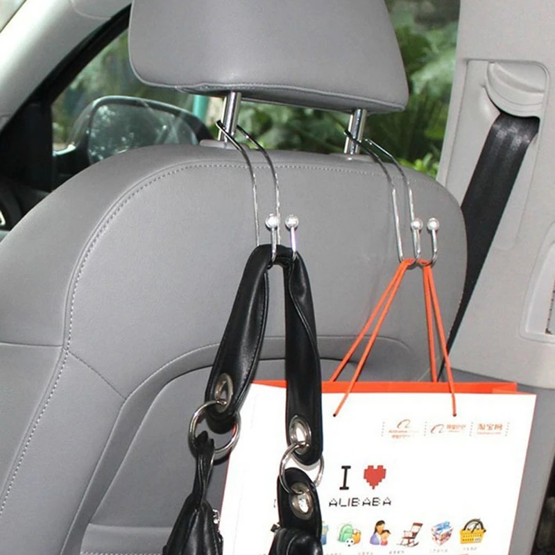 2個セット 金属製カーシートフック 自動車用コート・財布・シ - Car Accessories Shop のレビューと価格