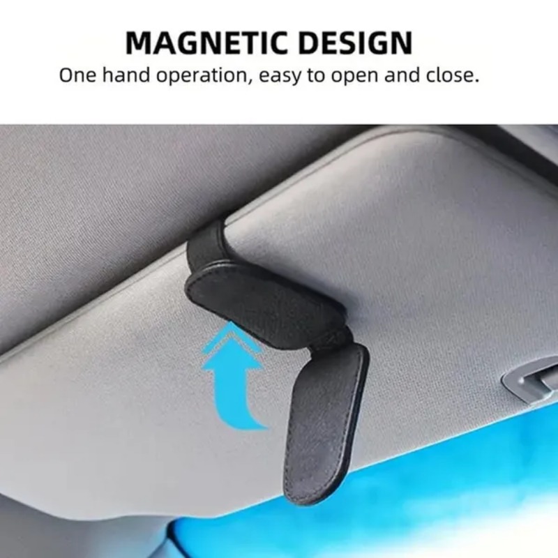 車のサンバイザーメガネケースホルダーサングラスクリップチケッ - Car Accessories Papar のレビューと価格