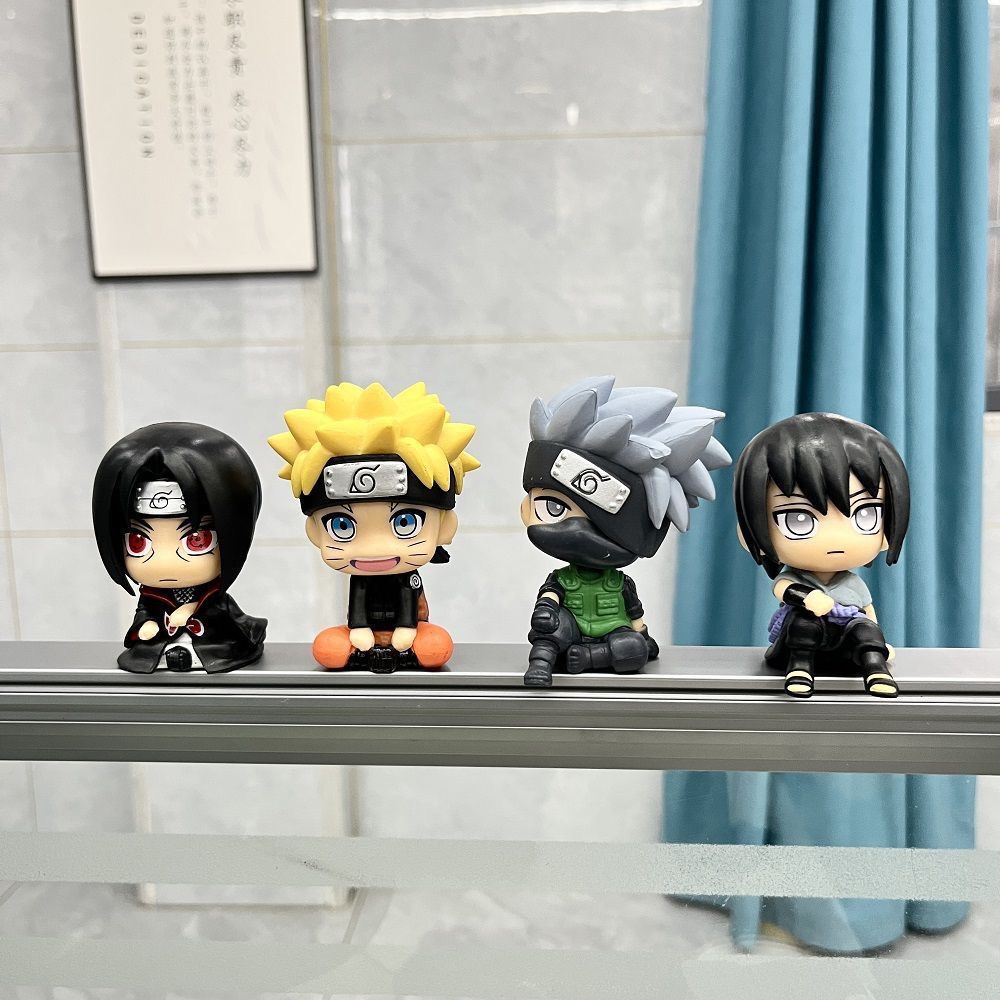 ナルト漫画かわいいフィギュアモデルカワイイ2Dちび人形車飾り - Car Accessories Wholesale のレビューと価格