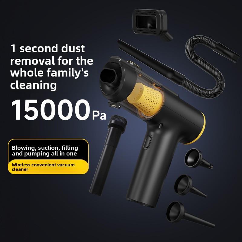 4 in 1 グリーンライト車載掃除機、ハンドヘルドコードレ - Car Vacuum Cleaner のレビューと価格