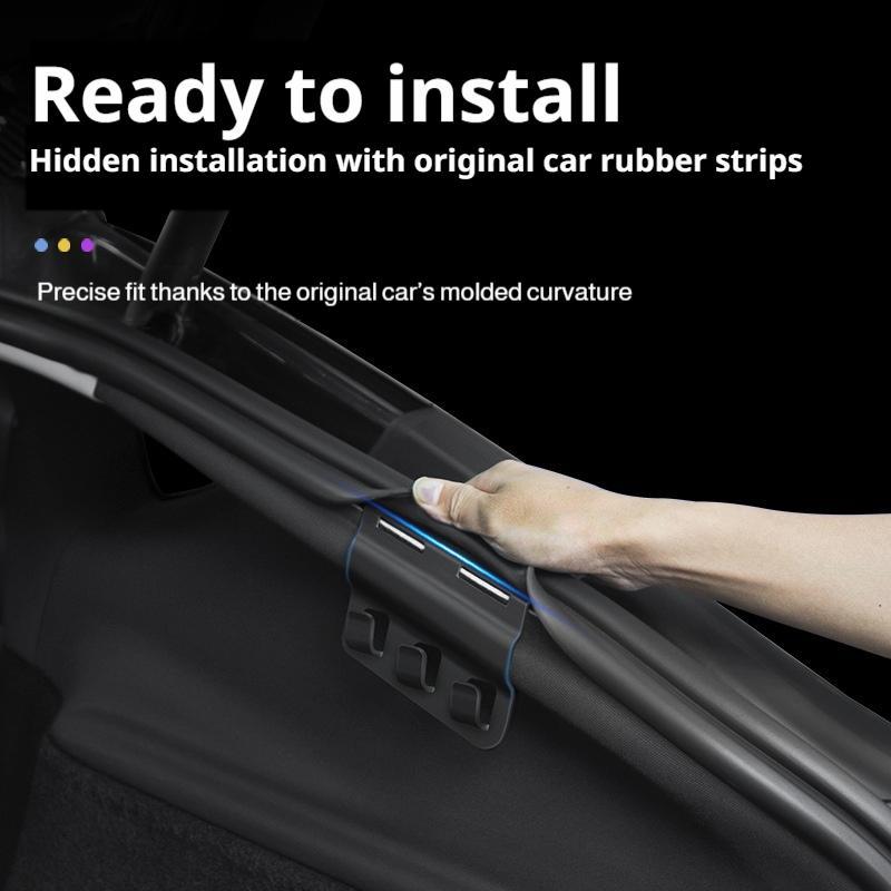 テスラモデル Y YL リアトランク収納フック両側隠し食料品 - Car Accessories Shop のレビューと価格