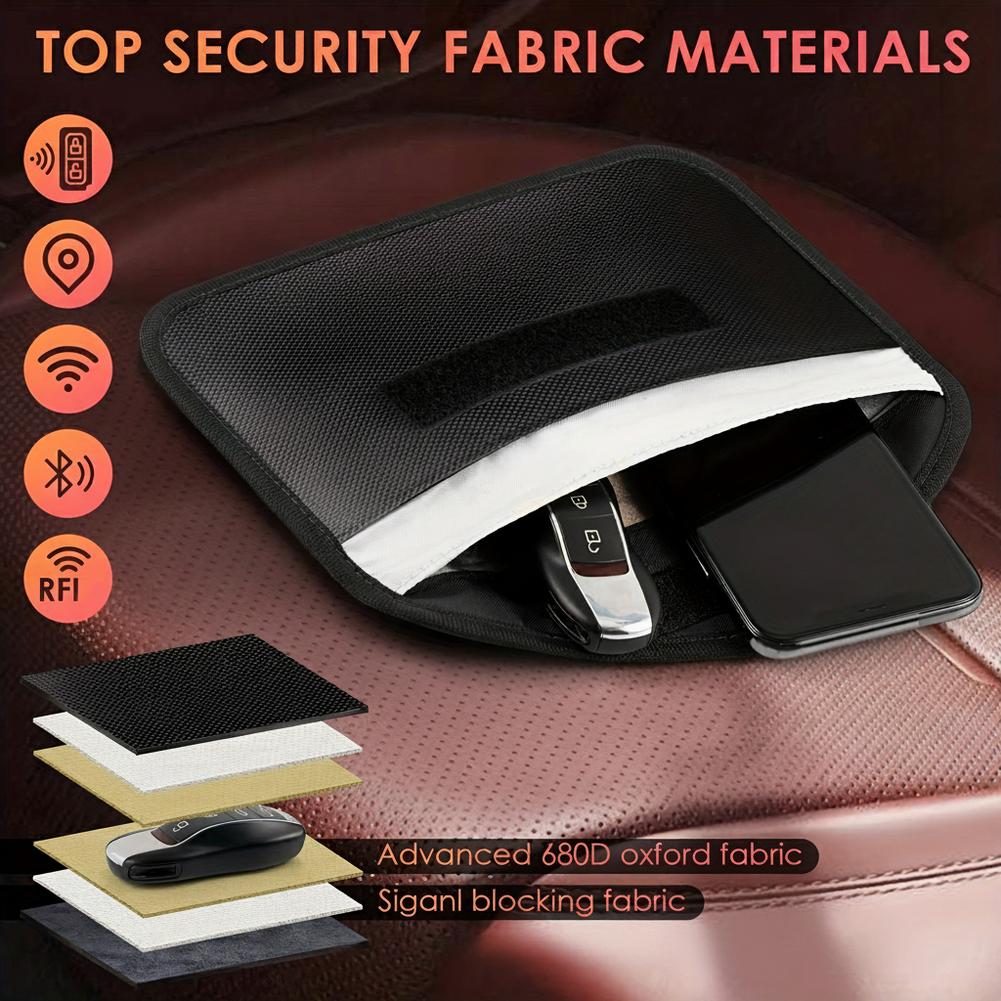 ユニバーサルファラデーバッグ 車のキーポーチ 信号遮断ケース - Car Key Signal Blocker のレビューと価格