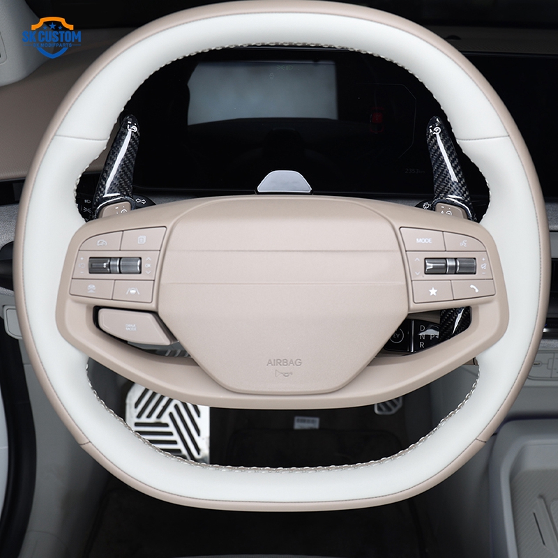 カーボンファイバーステアリングホイールパドルシフター Kia - Car Accessories For Steering Wheel のレビューと価格