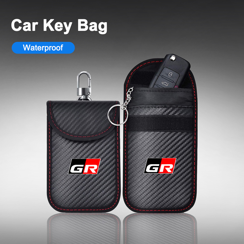 車のキーケース信号遮断バッグ RFIDシールドポケット トヨ - Car Key Signal Blocker のレビューと価格