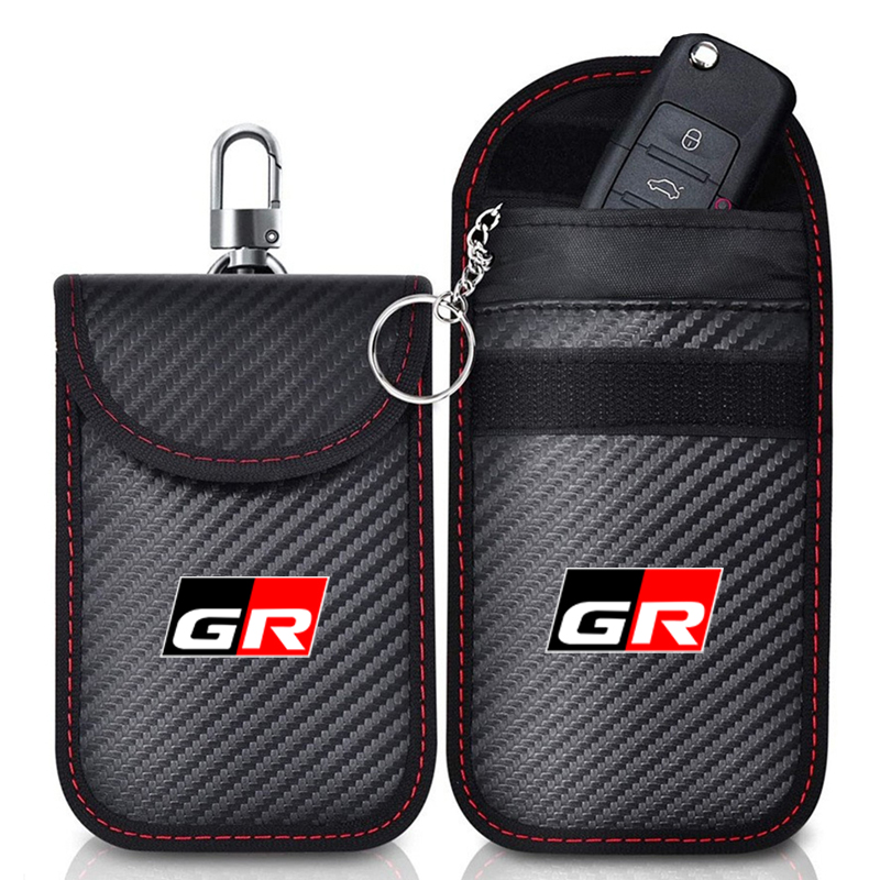 車のキーケース信号遮断バッグ RFIDシールドポケット トヨ - Car Key Signal Blocker のレビューと価格
