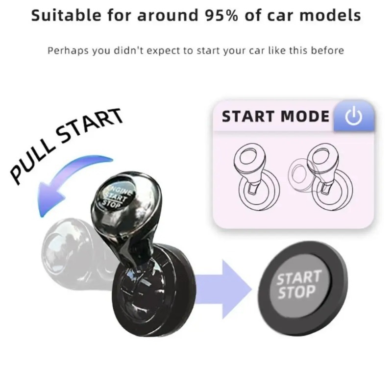 ワンタッチスタートボタン付きプッシュスタートロッカーレバーレ - Car Accessories Papar のレビューと価格