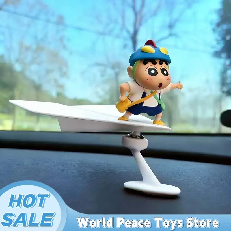 回転航空機クレヨンしんちゃん車のダッシュボード装飾品自動車イ - Car Accessories Papar のレビューと価格