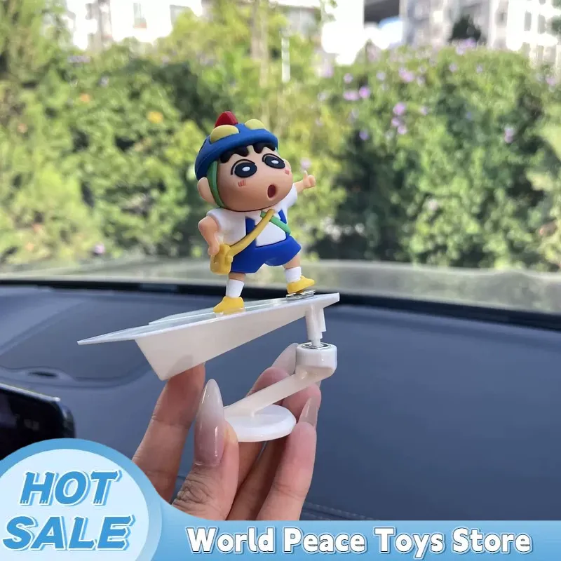 回転航空機クレヨンしんちゃん車のダッシュボード装飾品自動車イ - Car Accessories Papar のレビューと価格
