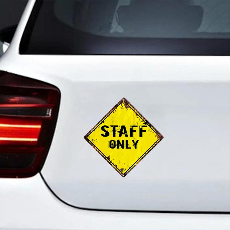 スタッフのみダイヤモンドサイン、素朴なサインバー店の車のステ - Car Accessories Shop のレビューと価格