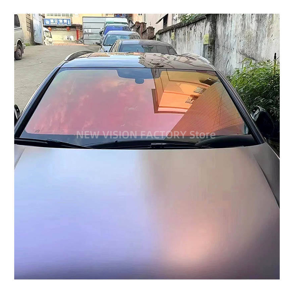 1m×3m 70%VLT オーロラレッドグリーンカメレオンウ - Tinted Window Film のレビューと価格