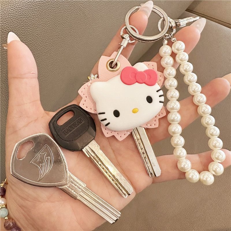 かわいいハローキティキーホルダー電気自動車キー保護カバー家庭 - Car Accessories Wholesale のレビューと価格