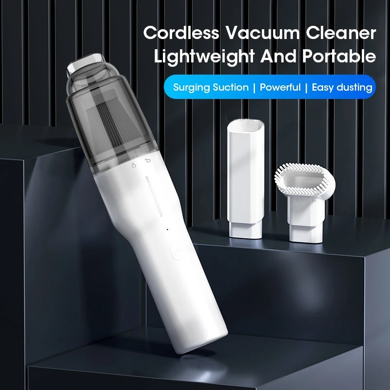 ミニハンドヘルド車用掃除機充電式ワイヤレス低ノイズ多機能ダス - Car Vacuum Cleaner のレビューと価格